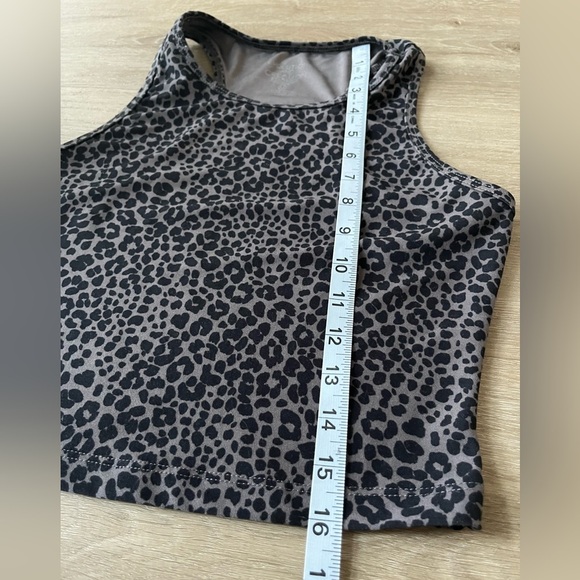 Evolution and Creation Leopard Print Cropped Tank SZ M - Picture 3 of 5